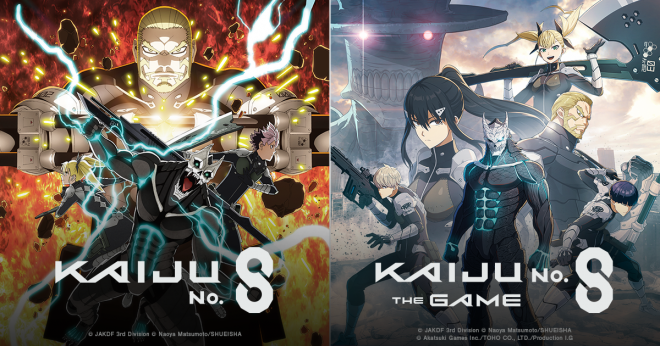 Kaiju No. 8 Anime and The GAME Visual